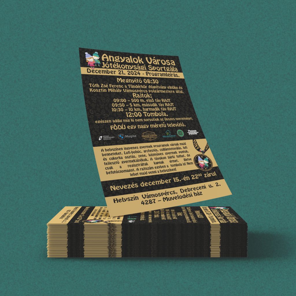 Flyer mockup Angyalok Varosa