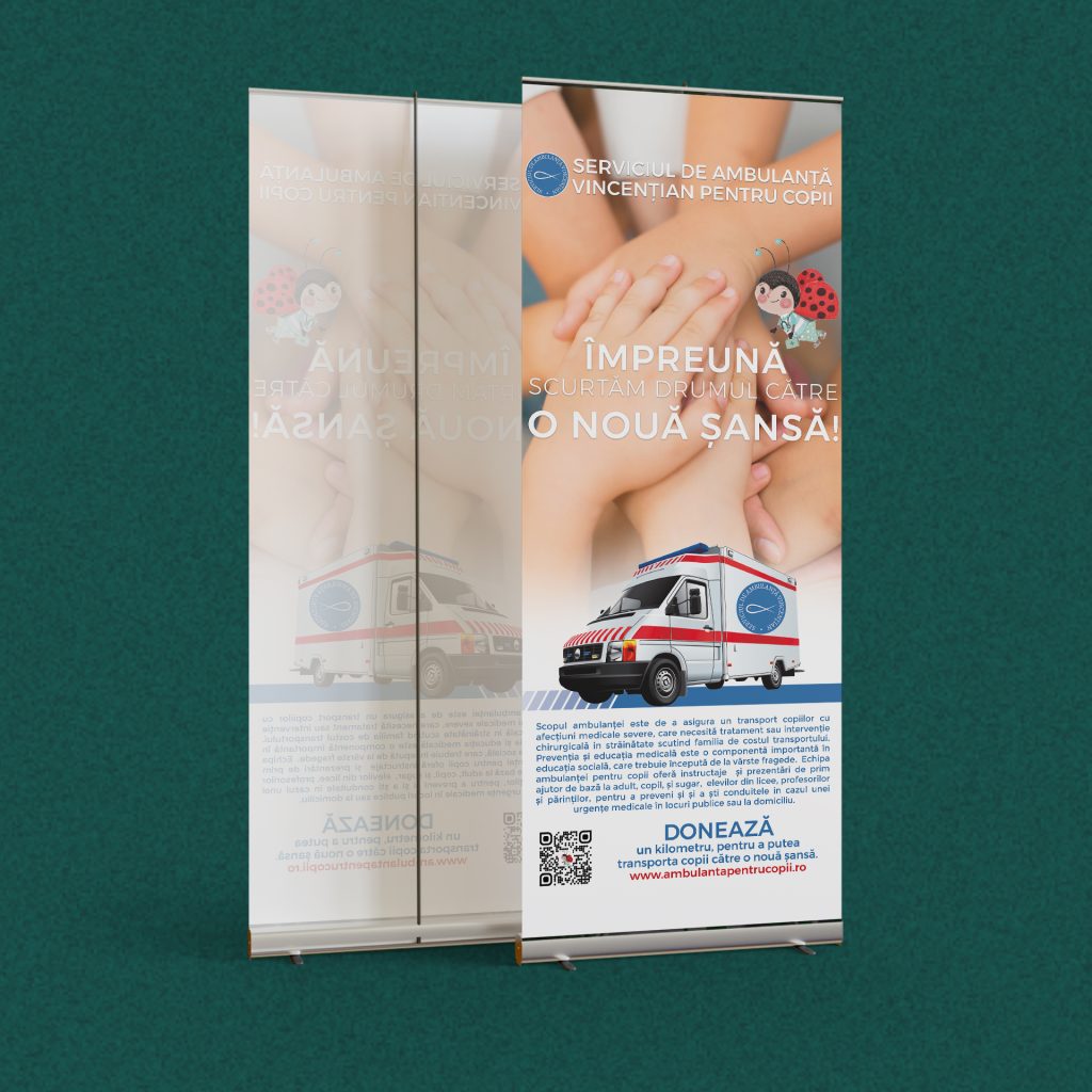 Roll-up mockup Ambulanta