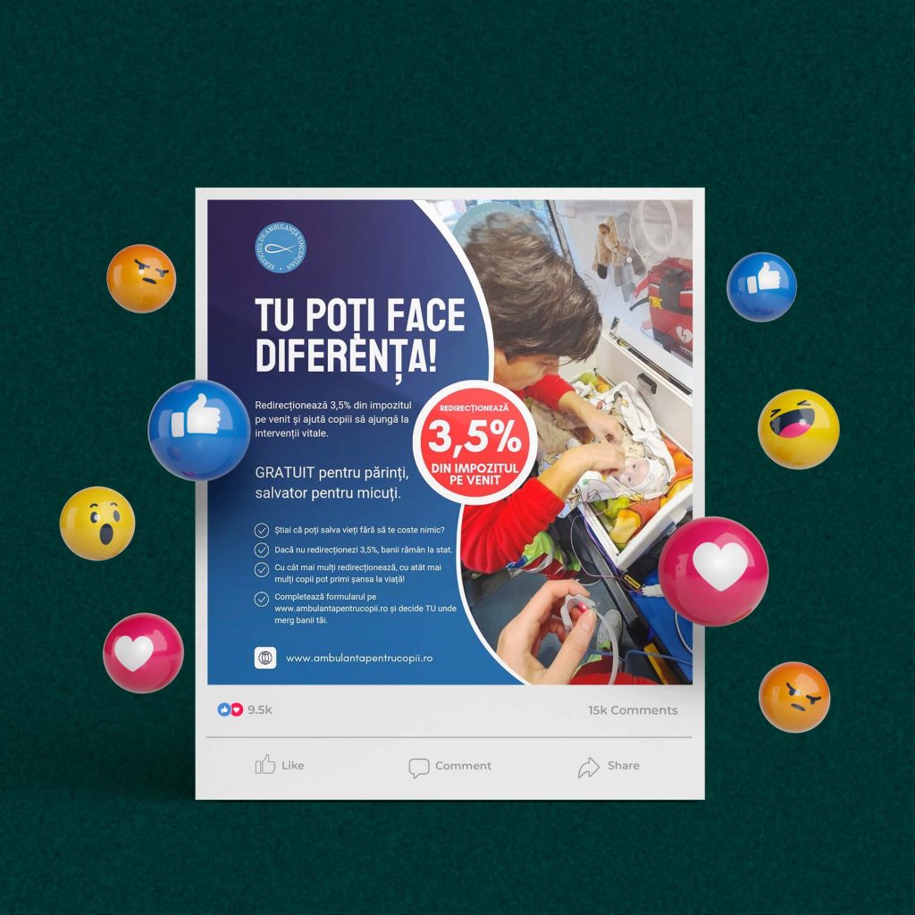 Social Media Mockup Ambulanta