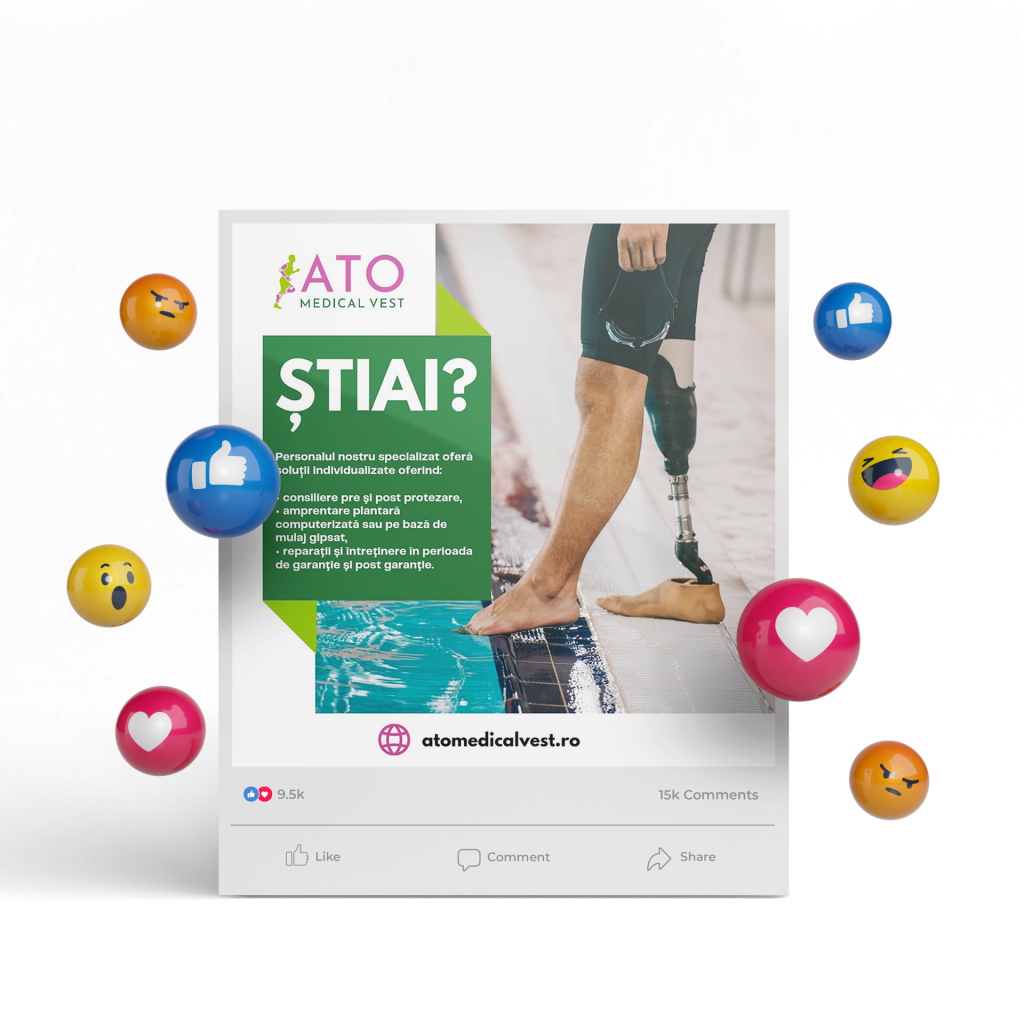 Social Media Mockup atomedical