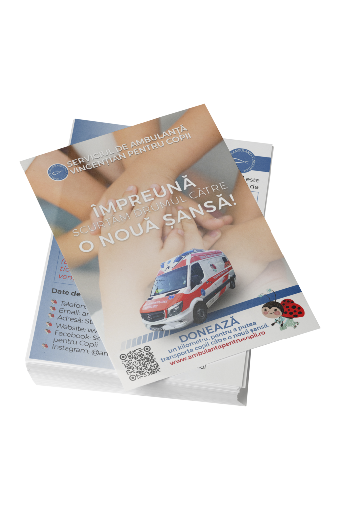 Flyer Mockup (2) Serviciul de ambulanta vincentian pentru copii